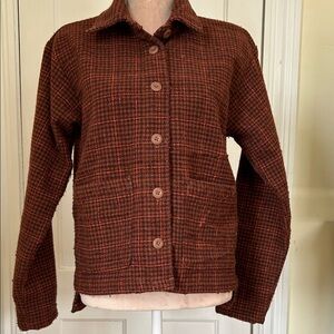 Columbia Women's Brown Plaid Jacket